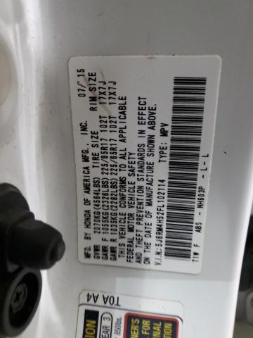 2015 HONDA CR-V EX - 5J6RM4H52FL102114