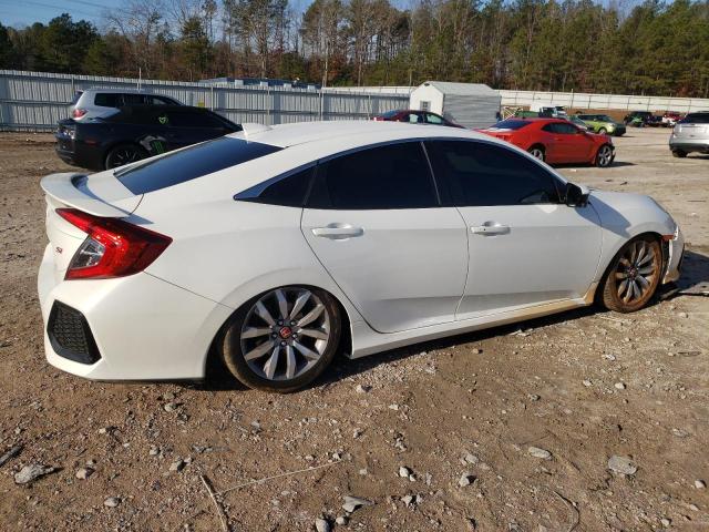 HONDA CIVIC SI 2018 white  gas 2HGFC1E55JH703135 photo #4