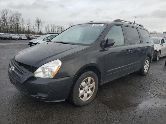 KIA SEDONA EX 2006 black  gas KNDMB233566022885 photo #1