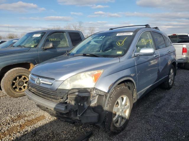 HONDA CR-V EXL 2007 blue 4dr spor gas JHLRE38747C051394 photo #1