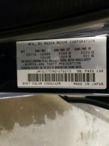 2016 MAZDA 6 TOURING - JM1GJ1T59G1476213