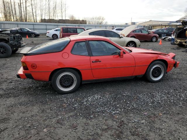 PORSCHE 924 S 1987 red  gas WP0AA0924HN451923 photo #4