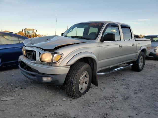 TOYOTA TACOMA DOU 2002 silver  gas 5TEGN92N22Z069854 photo #1