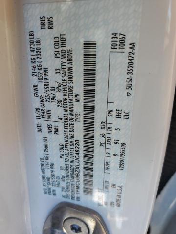 2020 FORD ESCAPE SE - 1FMCU9BZXLUC48220