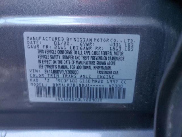 2020 NISSAN SENTRA SR - 3N1AB8DV0LY209030