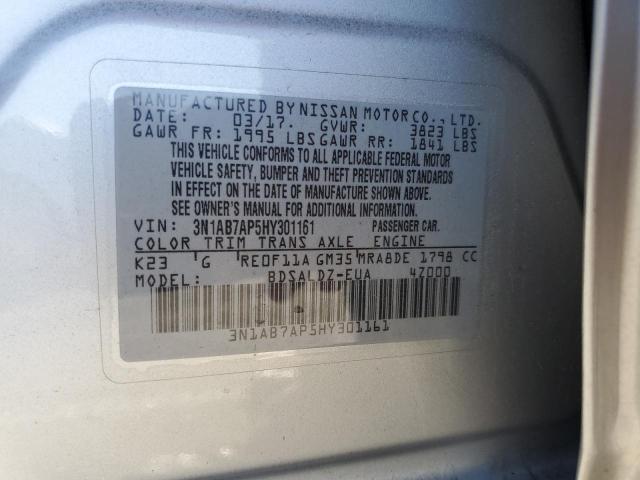 2017 NISSAN SENTRA S - 3N1AB7AP5HY301161