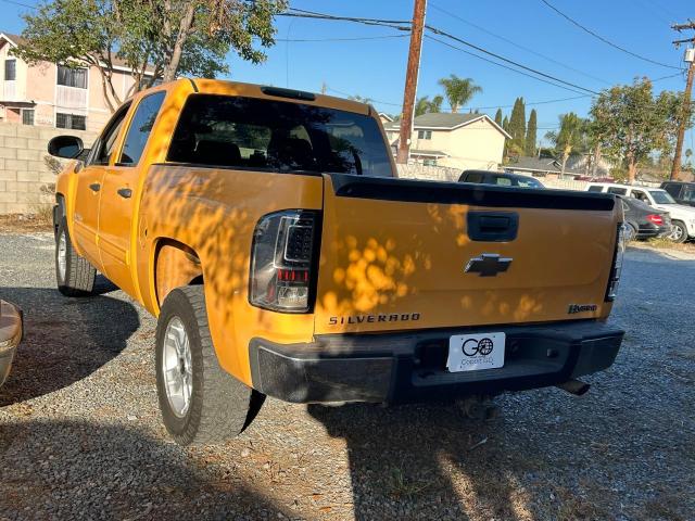 CHEVROLET SILVERADO 2011 yellow crew pic hybrid engine 3GCUCUEJ7BG167990 photo #4