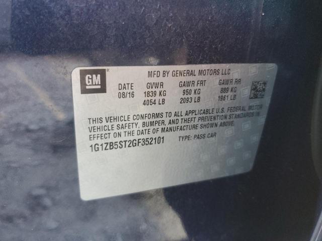 2016 CHEVROLET MALIBU LS 1G1ZB5ST2GF352101