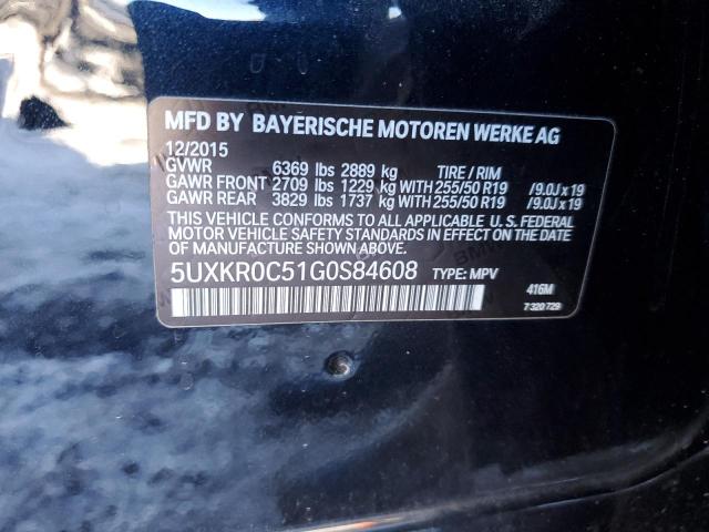2016 BMW X5 XDRIVE3 - 5UXKR0C51G0S84608