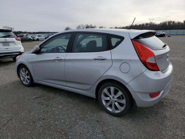 HYUNDAI ACCENT GLS 2013 silver  gas KMHCU5AE2DU079481 photo #3