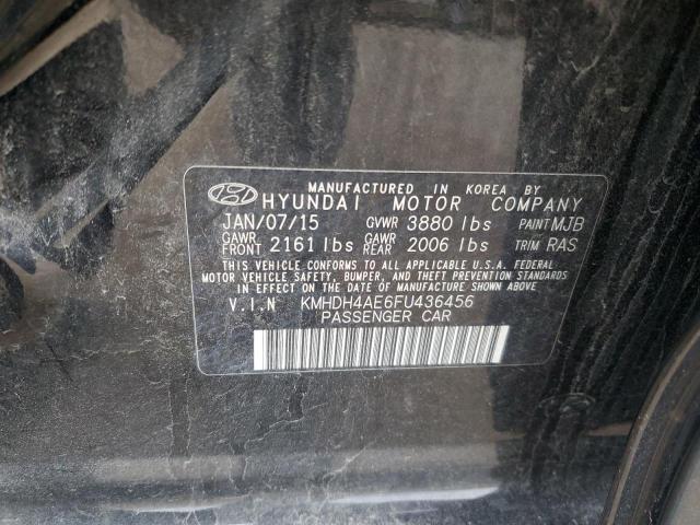 VIN KMHDH4AE6FU436456 2015 HYUNDAI ELANTRA no.13