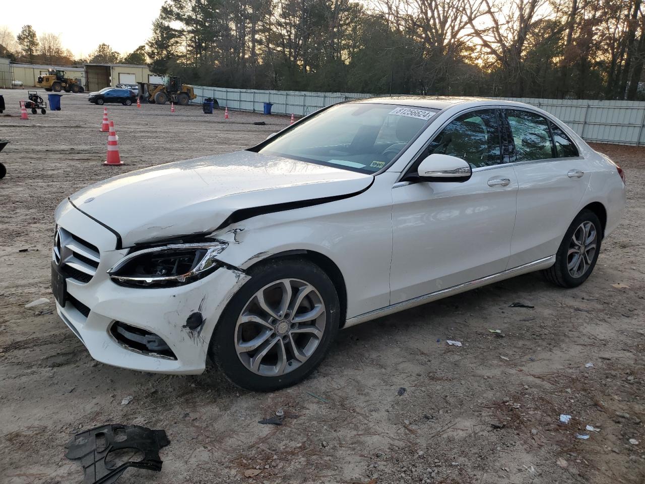 Lot #3030568835 2015 MERCEDES-BENZ C 300 4MAT