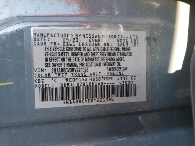 2024 NISSAN SENTRA SV - 3N1AB8CV0RY221026