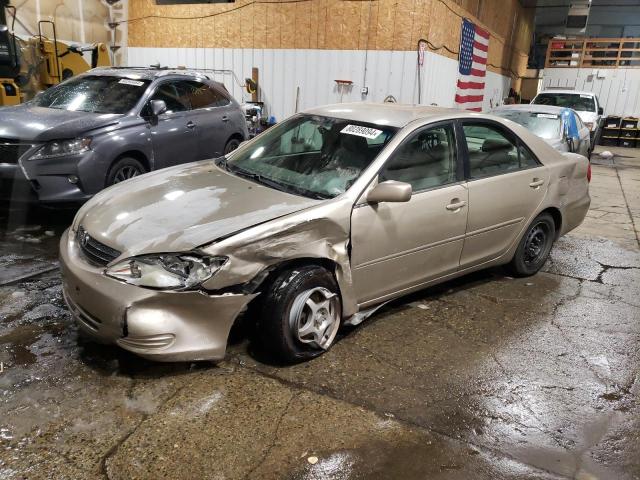 TOYOTA CAMRY LE 2002 tan  gas 4T1BE32K72U547963 photo #1