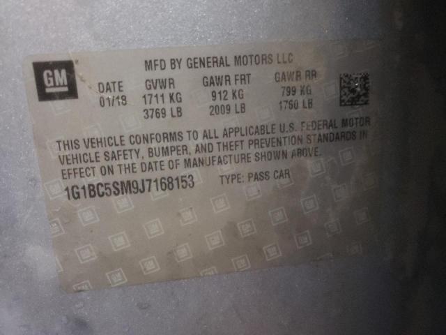 2018 CHEVROLET CRUZE LS - 1G1BC5SM9J7168153