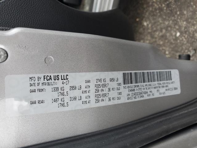 2017 DODGE GRAND CARA - 2C4RDGEG8HR746644