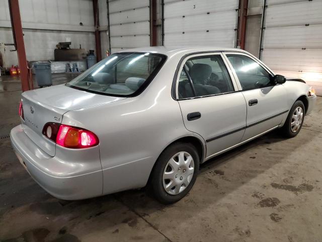 TOYOTA COROLLA CE 2002 silver  gas 2T1BR12E02C535657 photo #4