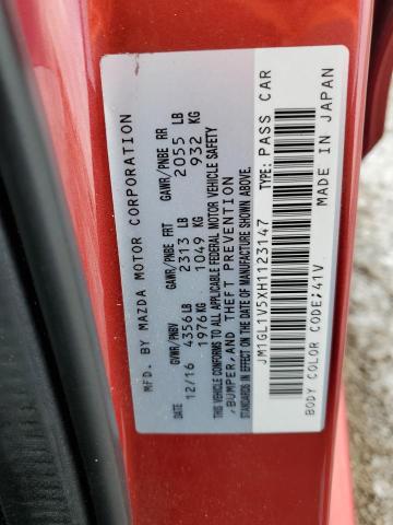2017 MAZDA 6 - JM1GL1V5XH1123147