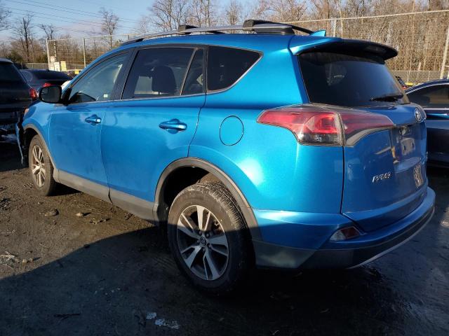 TOYOTA RAV4 XLE 2017 blue  gas JTMRFREV3HD201653 photo #3