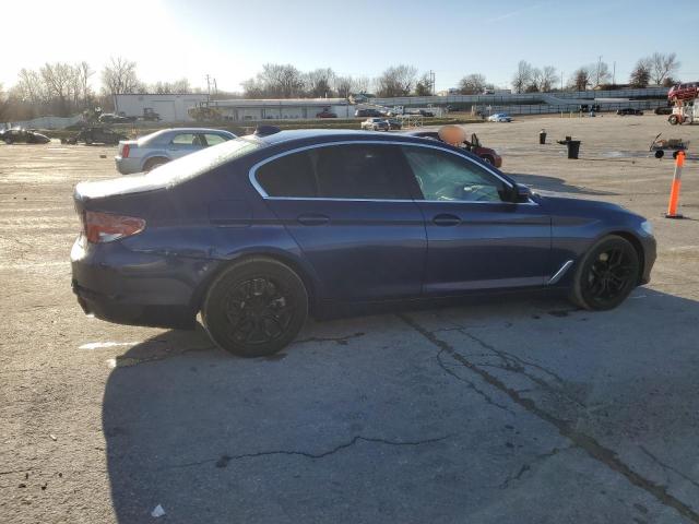 BMW 530 XI 2019 blue  gas WBAJA7C58KG912450 photo #4