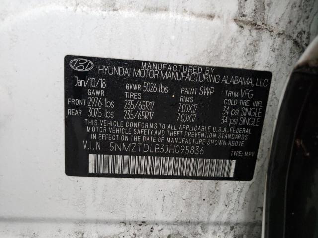 2018 HYUNDAI SANTA FE S - 5NMZTDLB3JH095836