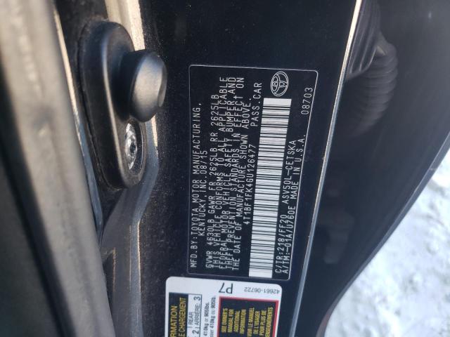 2016 TOYOTA CAMRY LE - 4T1BF1FK4GU126477