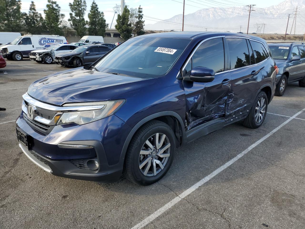 5FNYF5H58KB004915 HONDA PILOT EXL 2019