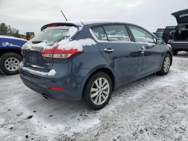 KIA FORTE EX 2014 blue  gas KNAFX5A88E5169438 photo #4