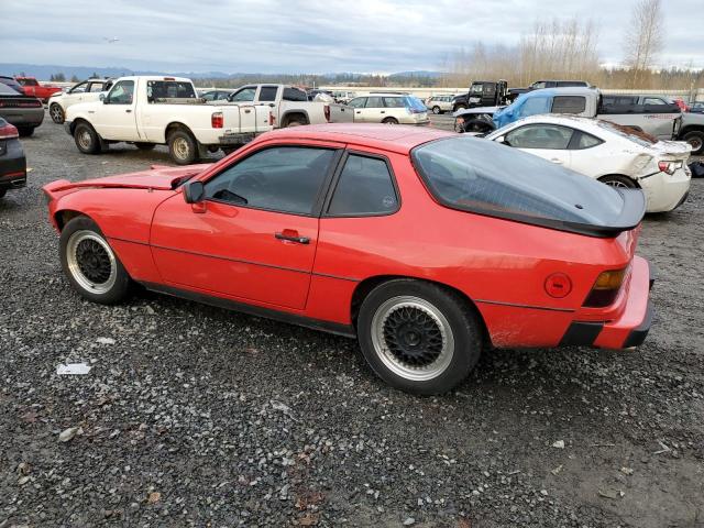 PORSCHE 924 S 1987 red  gas WP0AA0924HN451923 photo #3