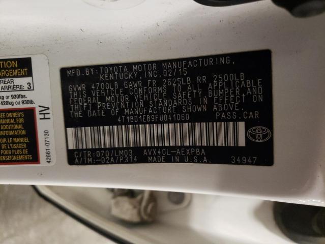 2015 TOYOTA AVALON HYB 4T1BD1EB9FU041060