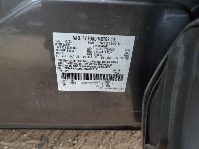 2024 FORD EDGE SE - 2FMPK4G95RBA56317