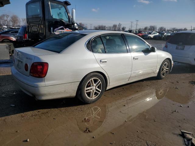 LEXUS GS 300 2003 white sedan 4d gas JT8BD69S030180233 photo #4