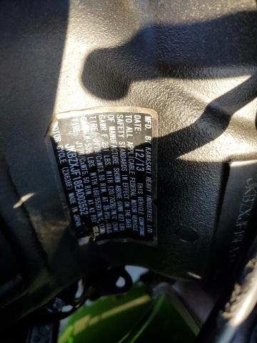 2014 KAWASAKI ZX636 F JKBZXJF18EA003552