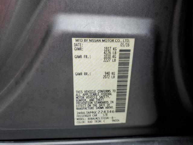 2016 NISSAN ALTIMA 2.5 - 1N4AL3AP4GC224346
