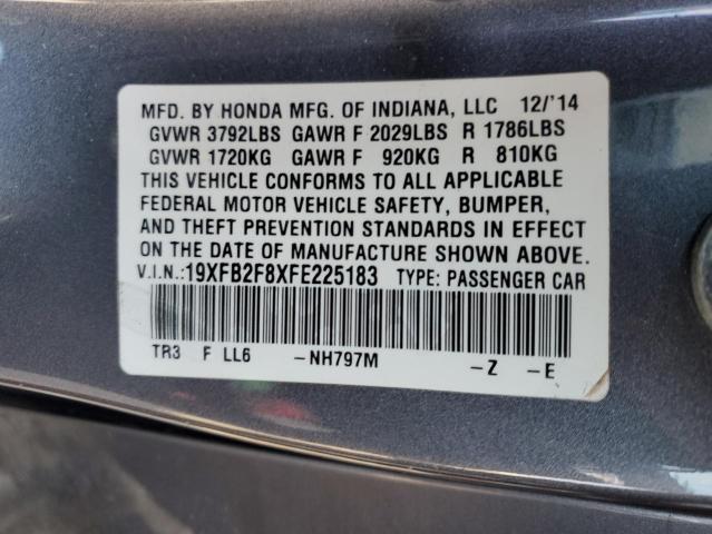 2015 HONDA CIVIC EX - 19XFB2F8XFE225183
