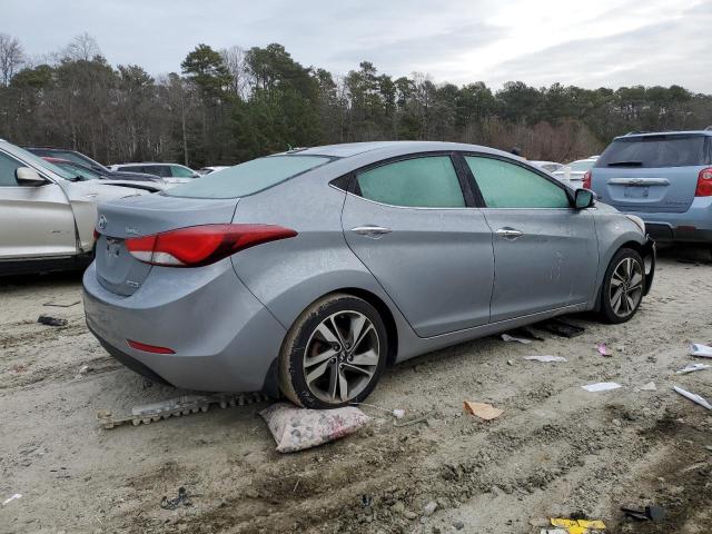 HYUNDAI ELANTRA SE 2015 gray  gas 5NPDH4AE7FH599048 photo #4