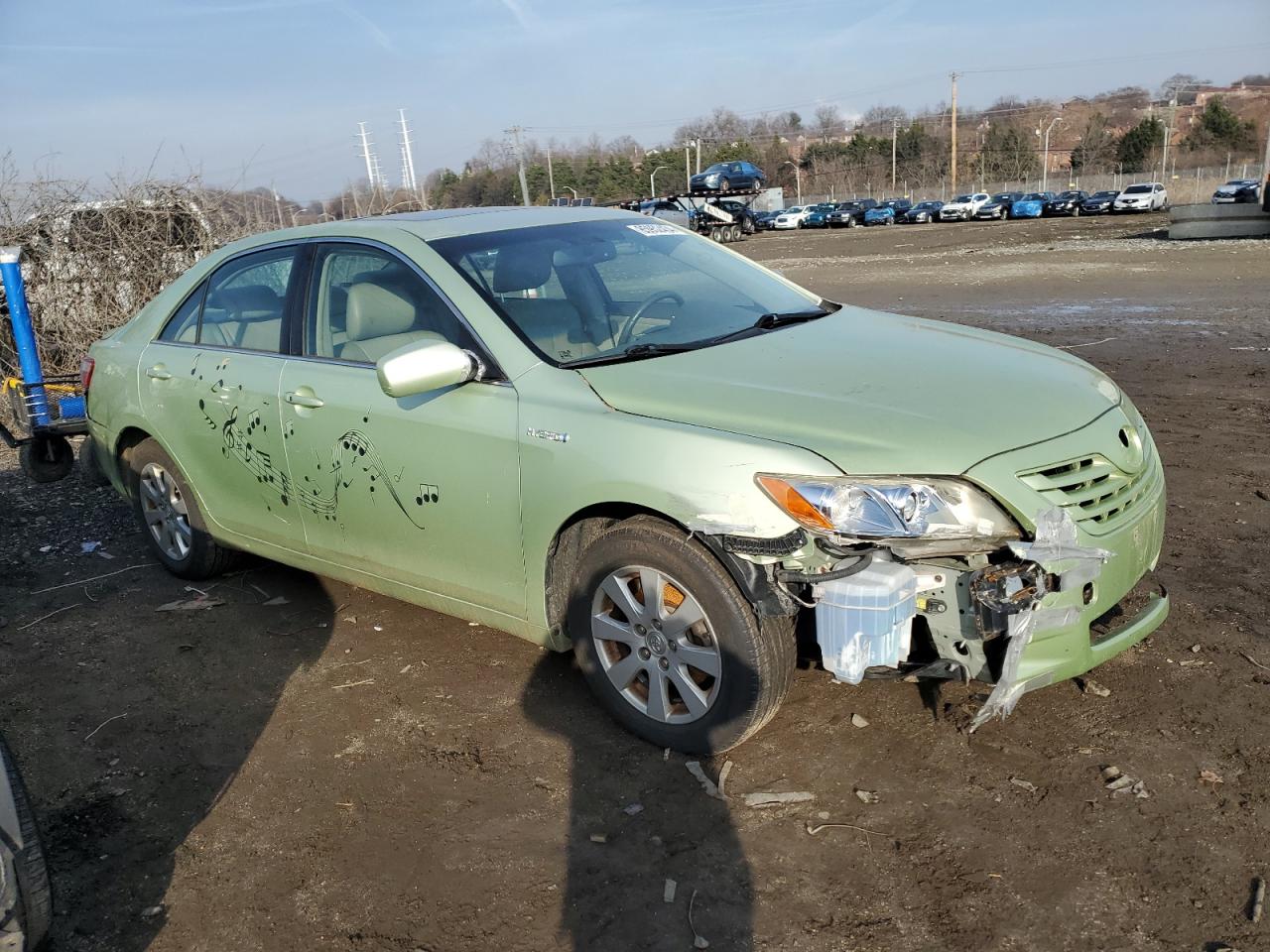 Lot #3045714351 2007 TOYOTA CAMRY HYBR