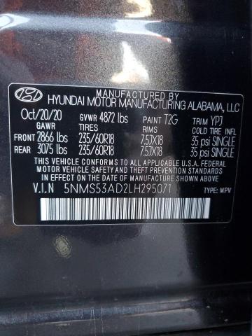 2020 HYUNDAI SANTA FE L - 5NMS53AD2LH295071