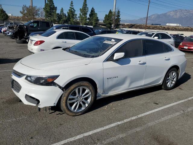 CHEVROLET MALIBU LT 2018 white  gas 1G1ZD5ST5JF240362 photo #1