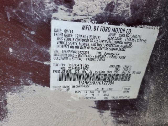 2015 FORD TAURUS LIM - 1FAHP2F87FG122304