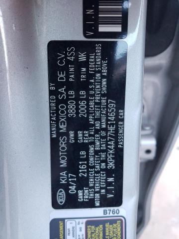 2017 KIA FORTE LX - 3KPFK4A77HE146597