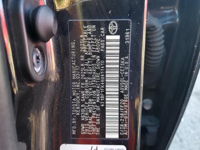 2017 TOYOTA CAMRY LE - 4T1BF1FK4HU411410