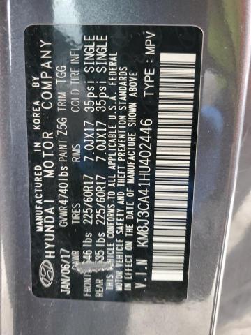 2017 HYUNDAI TUCSON LIM - KM8J3CA41HU402446