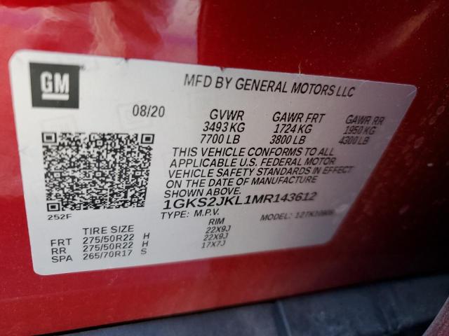 2021 GMC YUKON XL D - 1GKS2JKL1MR143612