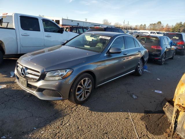 MERCEDES-BENZ C 300 4MAT 2018 gray  gas 55SWF4KB2JU260173 photo #1