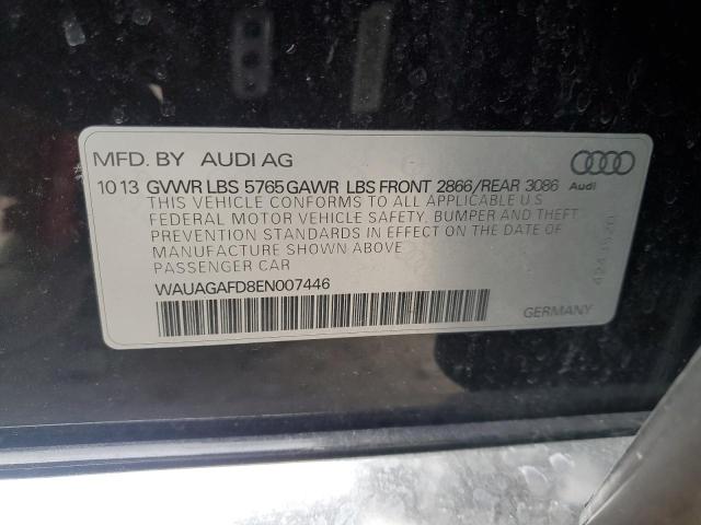 WAUAGAFD8EN007446 2014 AUDI A8
