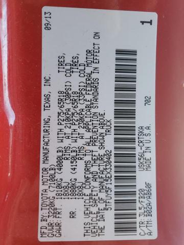 5tfuy5f15ex330402 - 2014 Toyota tundra double cab sr - #85675144