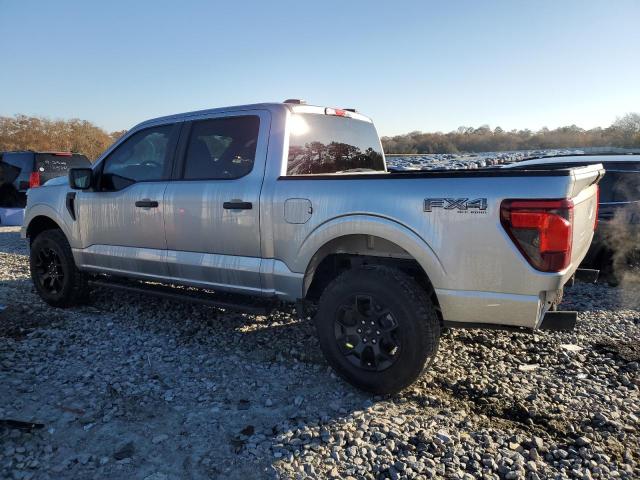 FORD F150 STX 2024 silver  gas 1FTFW2L57RFB68238 photo #3