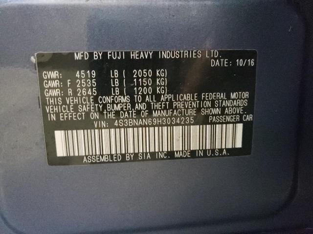 2017 SUBARU LEGACY 2.5 - 4S3BNAN69H3034235