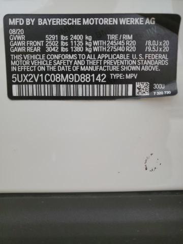 2021 BMW X4 XDRIVE3 - 5UX2V1C08M9D88142